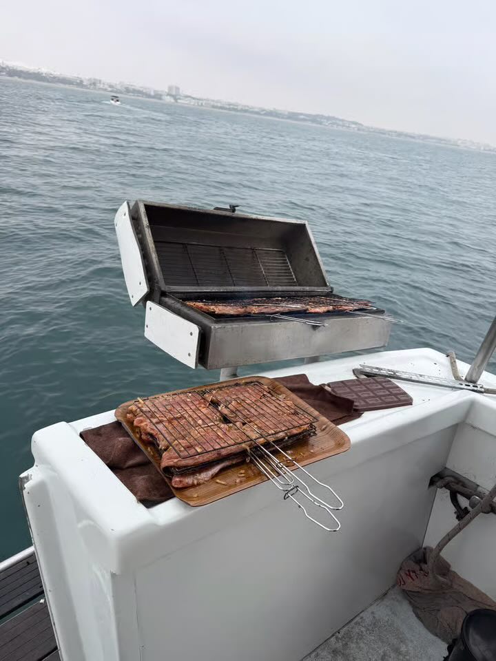 Sunset boat cruise Agadir marina